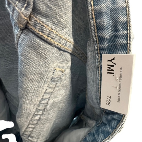 YMI Festival Denim Shorts nwt - Picture 5 of 6
